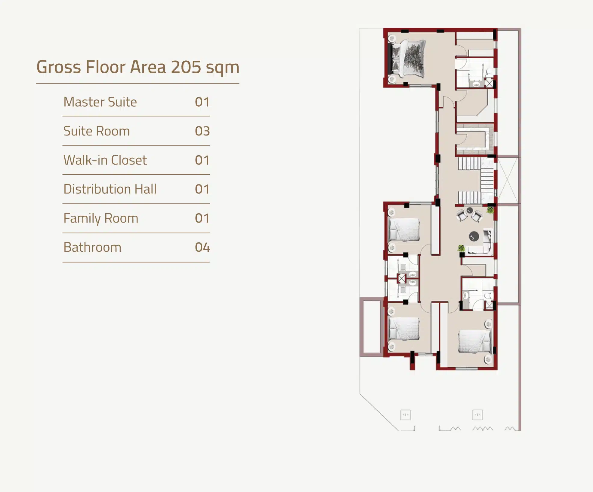 Villa Model B First Floor